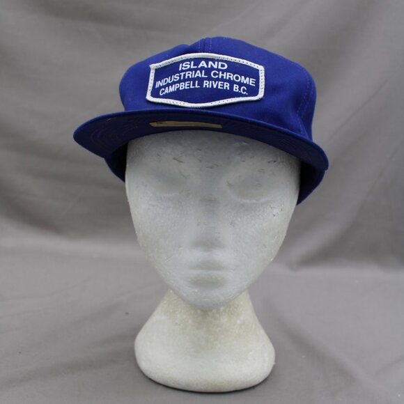 Vintage Patched Hat - Island Industrial Chrome by K Brand - Adult Snapback - Picture 3 of 8